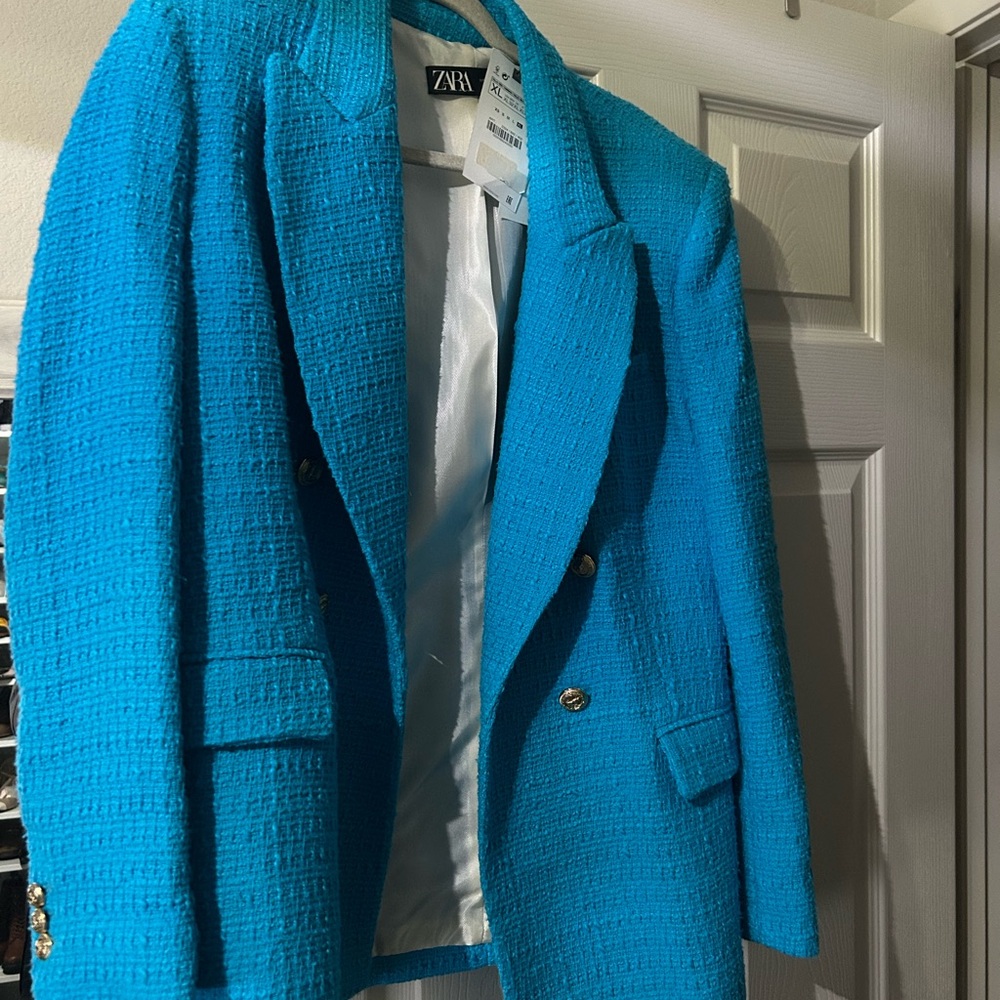 Zara Vibrant Blue Jacket